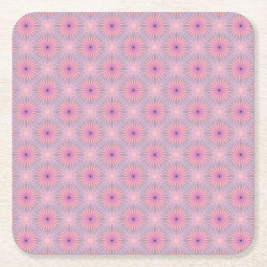 Mandala Pattern Rechteckiger Pappuntersetzer (Vorderseite)