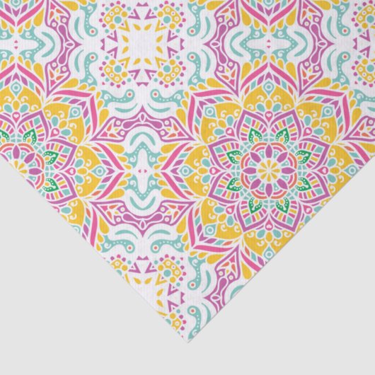 Mandala Pattern Seidenpapier (Detail)