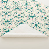 Mandala pattern Sherpa Blanket Sherpadecke (3/4)