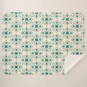 Mandala pattern Sherpa Blanket Sherpadecke (Vorderseite (Horizontal))