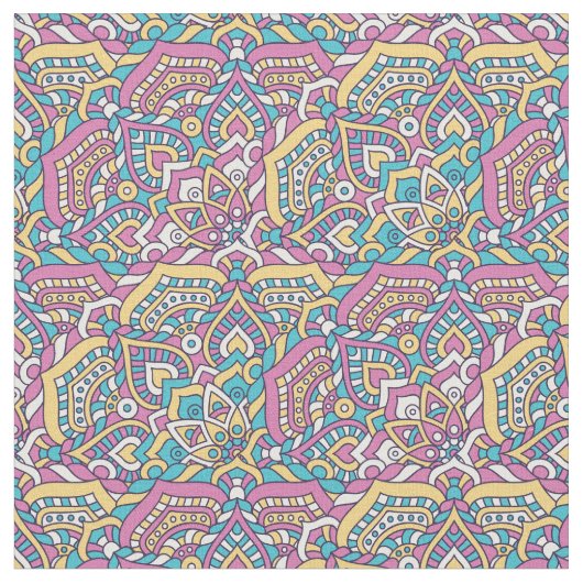 Mandala Pattern Stoff (Nahaufnahme)