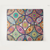 Mandala Pattern - Tapestry Wandteppich (Vorderseite (Horizontal))