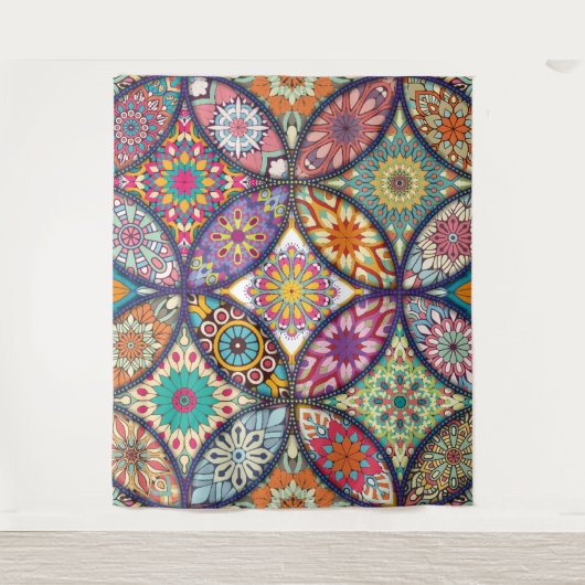 Mandala Pattern - Tapestry Wandteppich (Vorderseite)