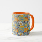 Mandala Pattern Tasse (VorderseiteRechts)