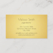 Mandala Pattern Visitenkarte (Rückseite)