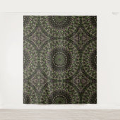 Mandala Pattern Wandteppich (Vorderseite)