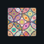 Mandala Pattern - Wrapped Canvas Leinwanddruck<br><div class="desc">Colorful Mandala design pattern</div>
