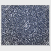 Mandala Pattern Wrapping Paper Geschenkpapier (Flach)