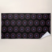 Mandala Pattern Yoga Strandtuch (Vorderseite)