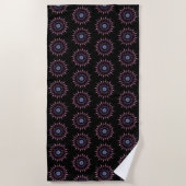 Mandala Pattern Yoga Strandtuch (Vorderseite)