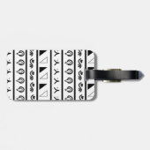 Mandala PatternDesign Gepäckanhänger (Rückseite horizontal)