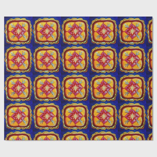 Mandala Peace Wrapping Paper, 30 x 2,5 m Geschenkpapier (Flach)