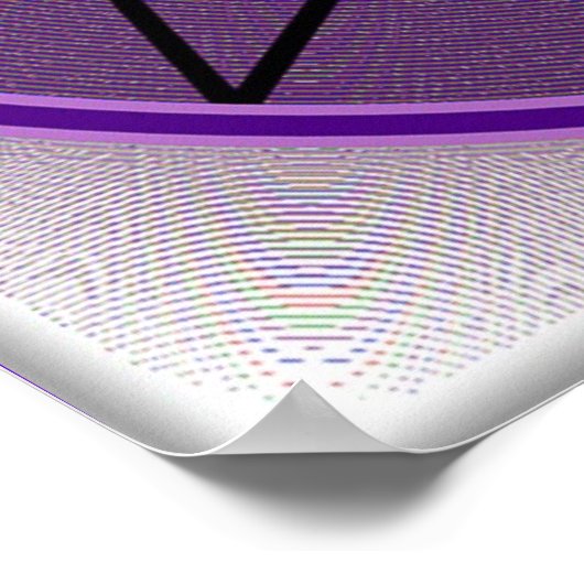 Mandala Pentagram Poster (Ecke)