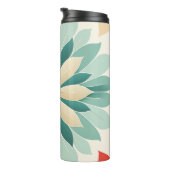 Mandala Petals Thermal Tumbler Thermosbecher (Nach rechts gedreht)