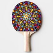 Mandala Ping Pong Paddle Tischtennis Schläger (Rückseite)