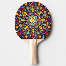 Mandala Ping Pong Paddle Tischtennis Schläger