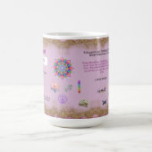 Mandala Pink Chakra Yoga Magic Stress Relief  Kaffeetasse (Mittel)
