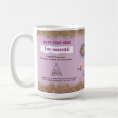 Mandala Pink Chakra Yoga Magic Stress Relief  Kaffeetasse (Links)