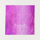 Mandala pink design meditation zen wandteppich (Vorderseite (Horizontal))