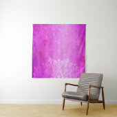 Mandala pink design meditation zen wandteppich (Beispiel (Horizontal))
