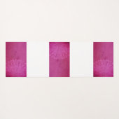 Mandala Pink Yoga Meditation Yogamatte (Rückseite (Horizontal))