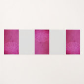 Mandala Pink Yoga Meditation Yogamatte (Vorderseite (Horizontal))
