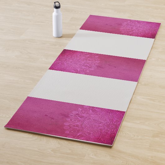 Mandala Pink Yoga Meditation Yogamatte (Beispiel)