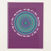 Mandala Planner Woche/Monat Planer (Vorderseite)