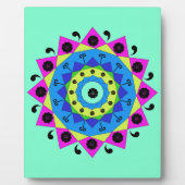 Mandala Plaque Fotoplatte (Vorderseite)