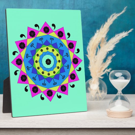 Mandala Plaque Fotoplatte (Seite)