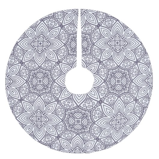 Mandala Polyester Weihnachtsbaumdecke (Vorderseite)