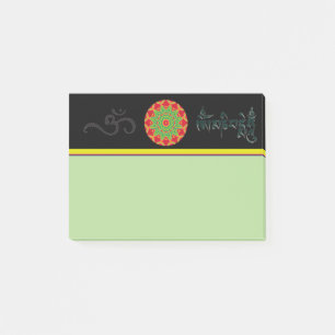Mandala Post - Anmerkungen Post-it Klebezettel