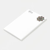 Mandala Post-it Klebezettel (angewinkelt)