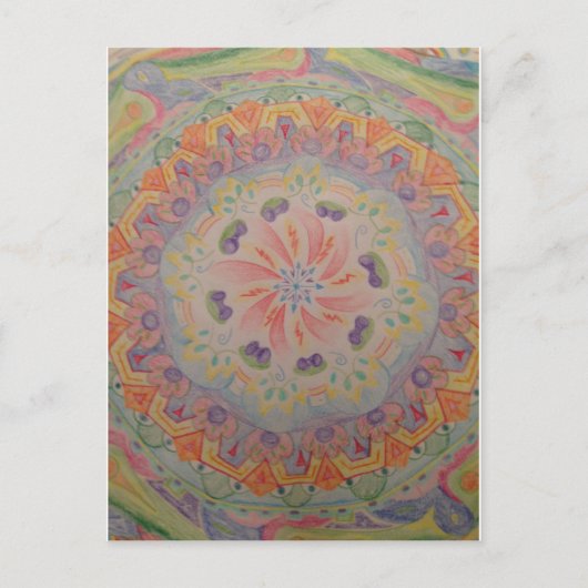 Mandala Postcard 1 Postkarte (Vorderseite)
