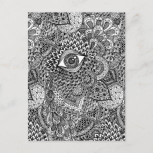 Mandala Postcard Postkarte