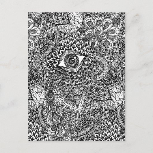 Mandala Postcard Postkarte (Vorderseite)