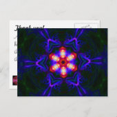 Mandala Postcard - Vielen Dank Postkarte (Vorne/Hinten)