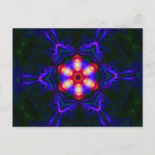 Mandala Postcard - Vielen Dank Postkarte (Vorderseite)