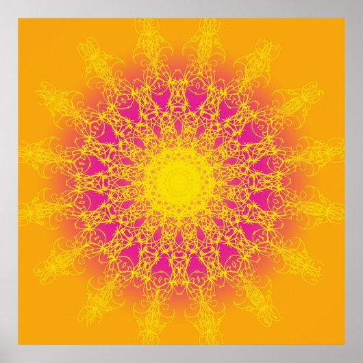 Mandala Poster (Vorne)
