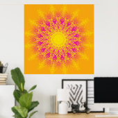 Mandala Poster (Heimbüro)