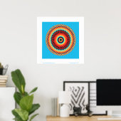 Mandala Poster (Heimbüro)