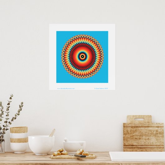 Mandala Poster (Küche)