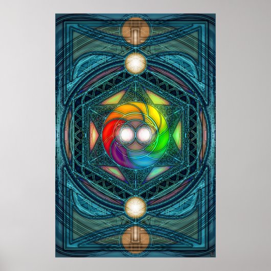 Mandala Poster (Vorne)
