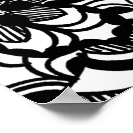 Mandala Poster (Ecke)