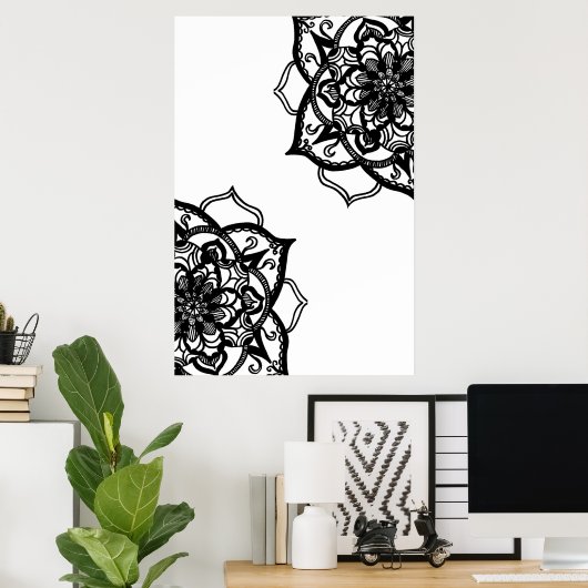 Mandala Poster (Heimbüro)