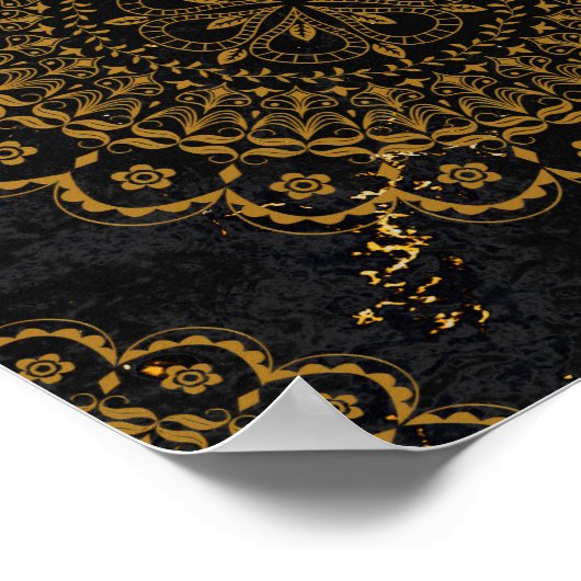 Mandala Poster (Ecke)