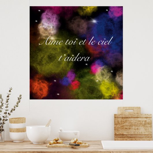 Mandala Poster (Küche)