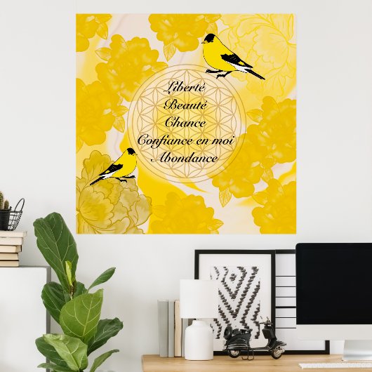 Mandala Poster (Heimbüro)