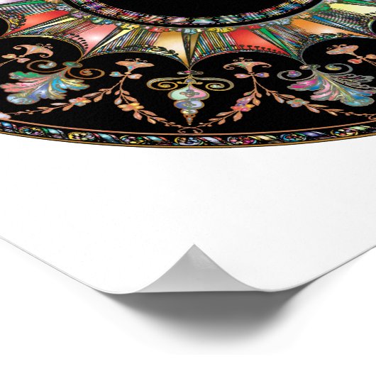 Mandala Poster (Ecke)