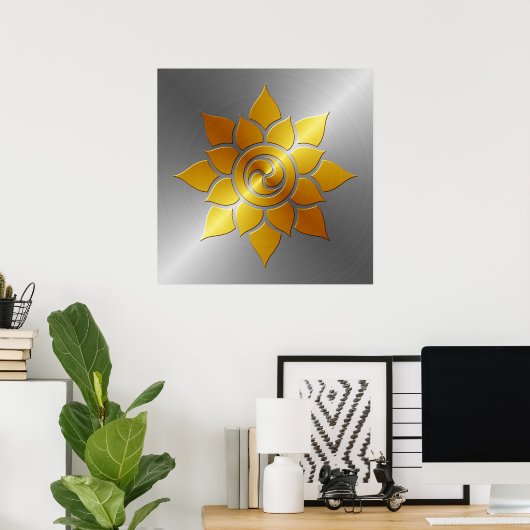 Mandala Poster (Heimbüro)